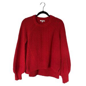 Madewell | Balloon Sleeve Cotton Sweater - Size M